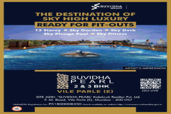 Ready for fit outs at Suvidha Pearl in Mumbai